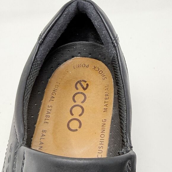 Ecco Helsinki Loafers Mens 13 - 13.5 EU 47 Black Leather Casual Slip On Shoes main image 2